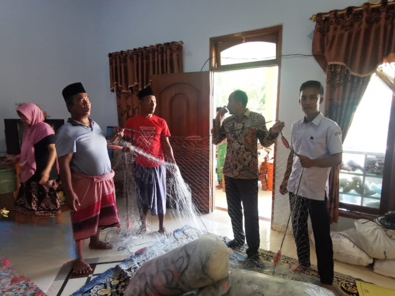 Monitoring Bantuan Jaring Gillnet Dinas Perikanan Pamekasan