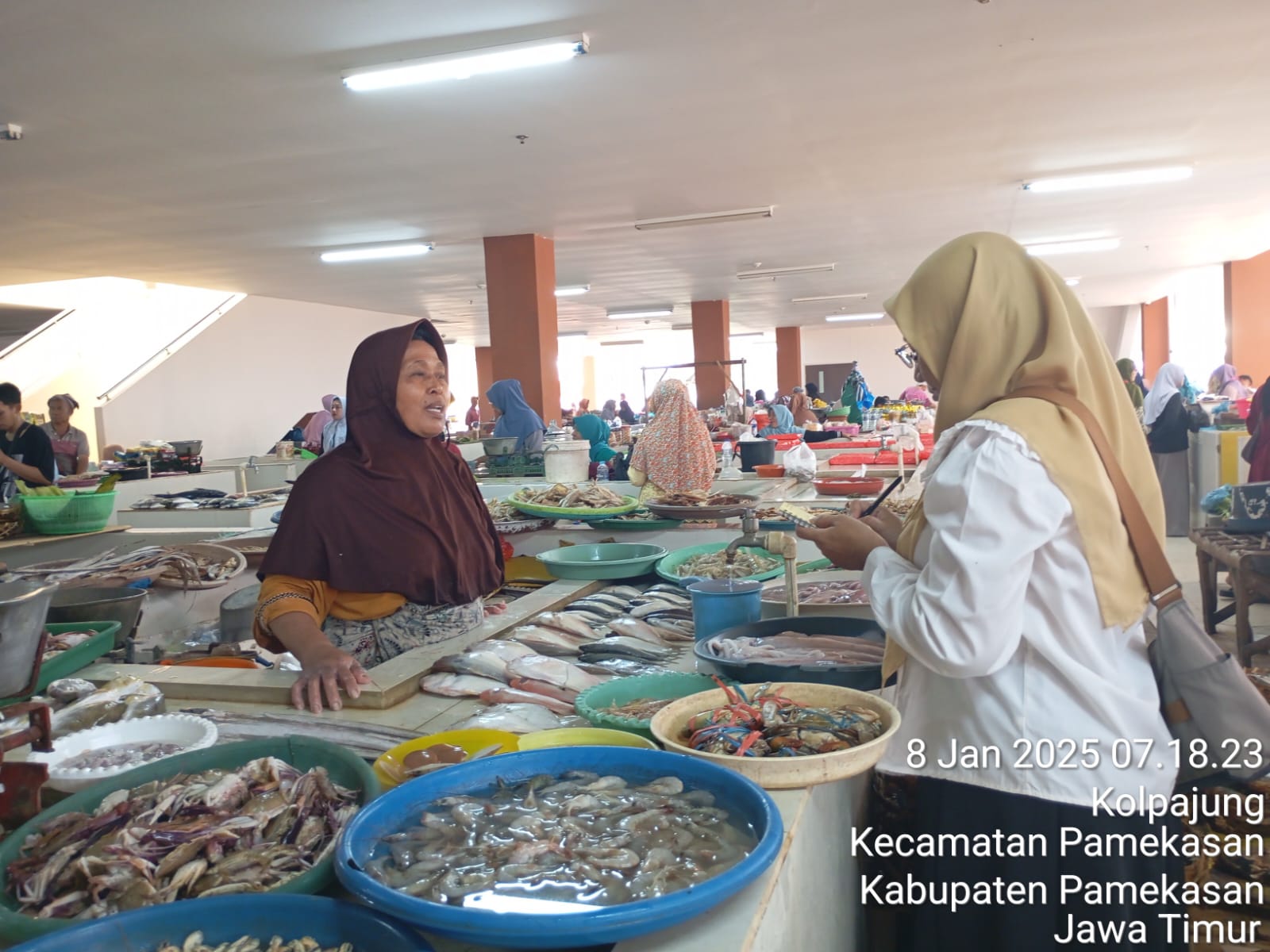 Kegiatan Pendataan Harga dan Stok Ikan - Dinas Perikanan Pamekasan