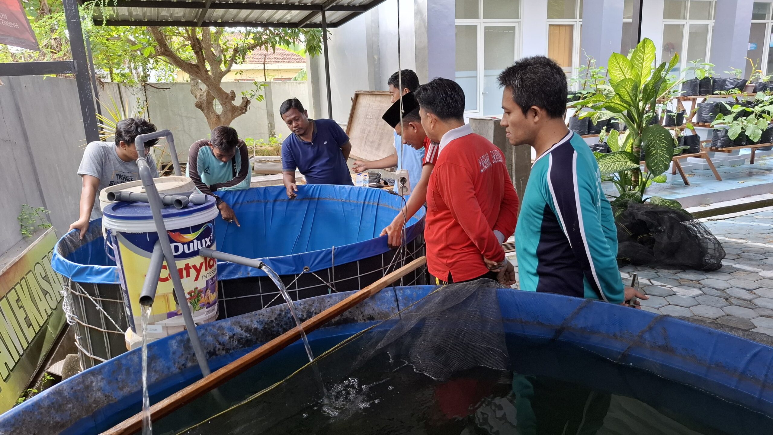Dinas Perikanan Gelar Bimtek Budidaya Ikan Nila di BAPAS Pamekasan