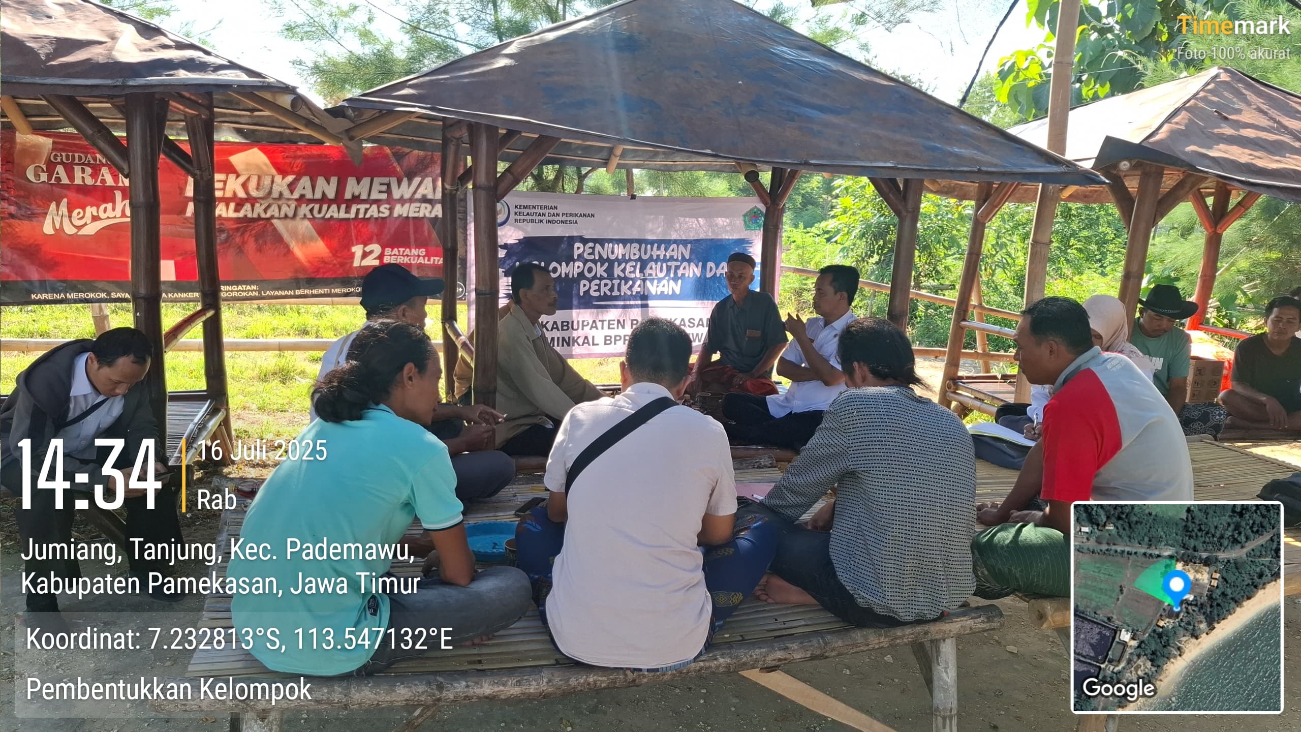 Pembentukan kelompok pengelola wisata bahari paseser adirasa jumiang - dinas perikanan pamekasan