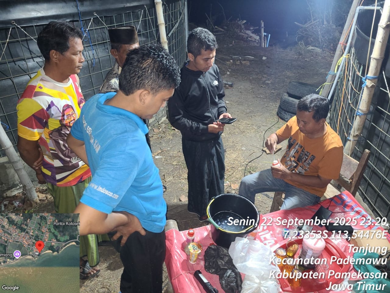 penyiponan dan pemberian antibiotik - Dinas Perikanan Pamekasan
