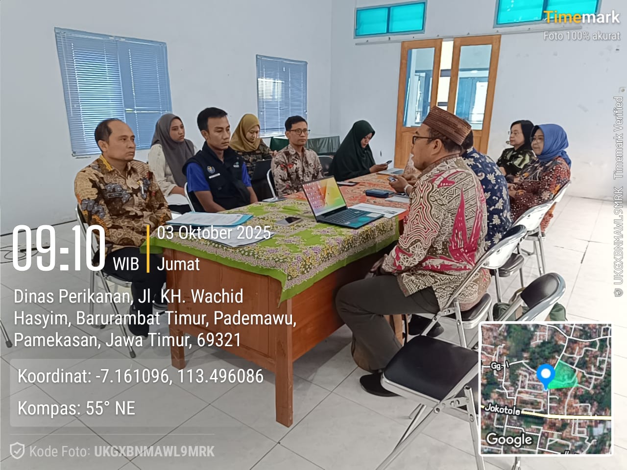 audiensi dengan tim tenaga ahli - Dinas Perikanan Pamekasan
